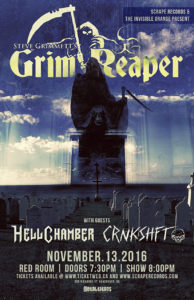 Grim Reaper / Hellchamber / Crnkshft - Vancouver, BC Nov.13 @ Red Room Ultra Bar (Vancouver) |  |  | 