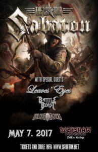 Sabaton! with Leaves Eyes and Battle Beast at Vogue Theatre @ The Vogue Theatre |  |  | 