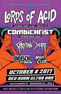 Lords of Acid / Combichrist :: Red Room Ultrabar @ Red Room Ultra Bar (Vancouver)