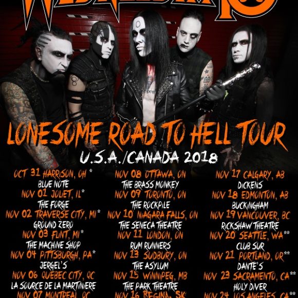 Fwd: WEDNESDAY 13 announces North American tour dates