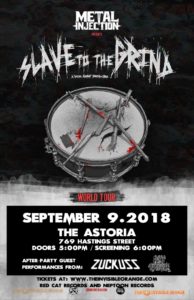 Slave To The Grind - A Film About Grindcore :: Astoria Pub @ Astoria Hastings | Vancouver | British Columbia | Canada