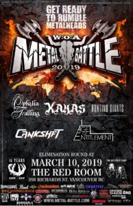 Wacken Metal Battle :: BC Round 2 (Vancouver) @ The Red Room