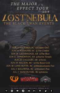 LOST NEBULA - THE MAJOR EFFECT TOUR 2019 @ VARIOUS ACROSS BC AND ALBERTA