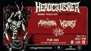 PYRAMIDION | HEADCRIUSHER | Without Mercy | Demon Cleaver @ The Pub 340
