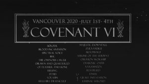 COVENANT FESTIVAL VI - VANCOUVER @ Juyl 1 at Astoria; July 2,3,4 at Wise Hall