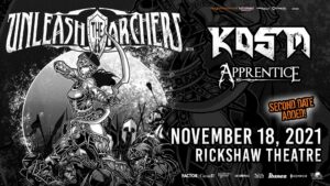 UNLEASH THE ARCHERS -Second Date Added!! @ The Rickshaw Theatre