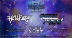HELL FIRE // REBEL PRIEST // TUFF DUZT @ The Wise Hall & Lounge
