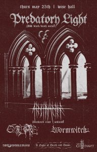 PREDATORY LIGHT // ABSTRACTER // EGREGORE // WORMWITCH @ The Wise Hall & Lounge