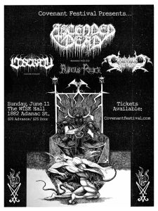 ASCENDED DEAD // COSCRADH // CEREMONIAL BLOODBATH // RUINOUS POWER @ The Wise Hall & Lounge