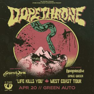 DOPETHRONE // SEVERED ARM // HOOPSNAKE // SPACE QUEEN @ Green Auto Music