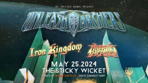 UNLEASH THE ARCHERS - PHANTOMA ALBUM RELEASE (VICTORIA) @ The Sticky Wicket